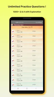 Chemistry Quiz & eBook android App screenshot 14